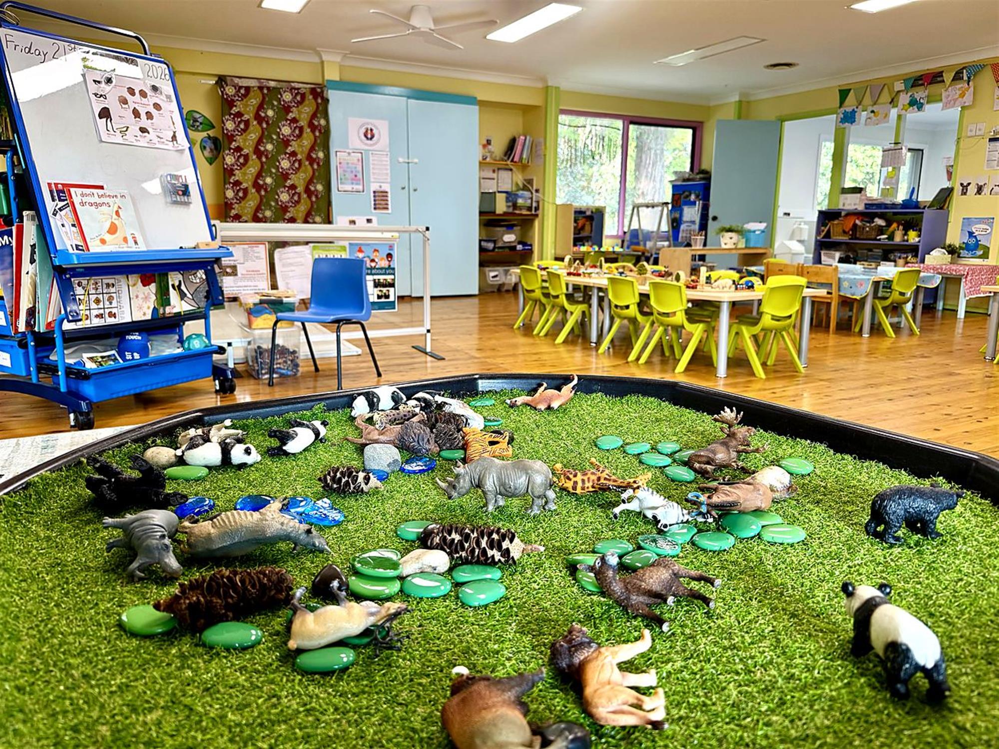The Discovery House philosophy display board celebrating community, culture and the natural environment
